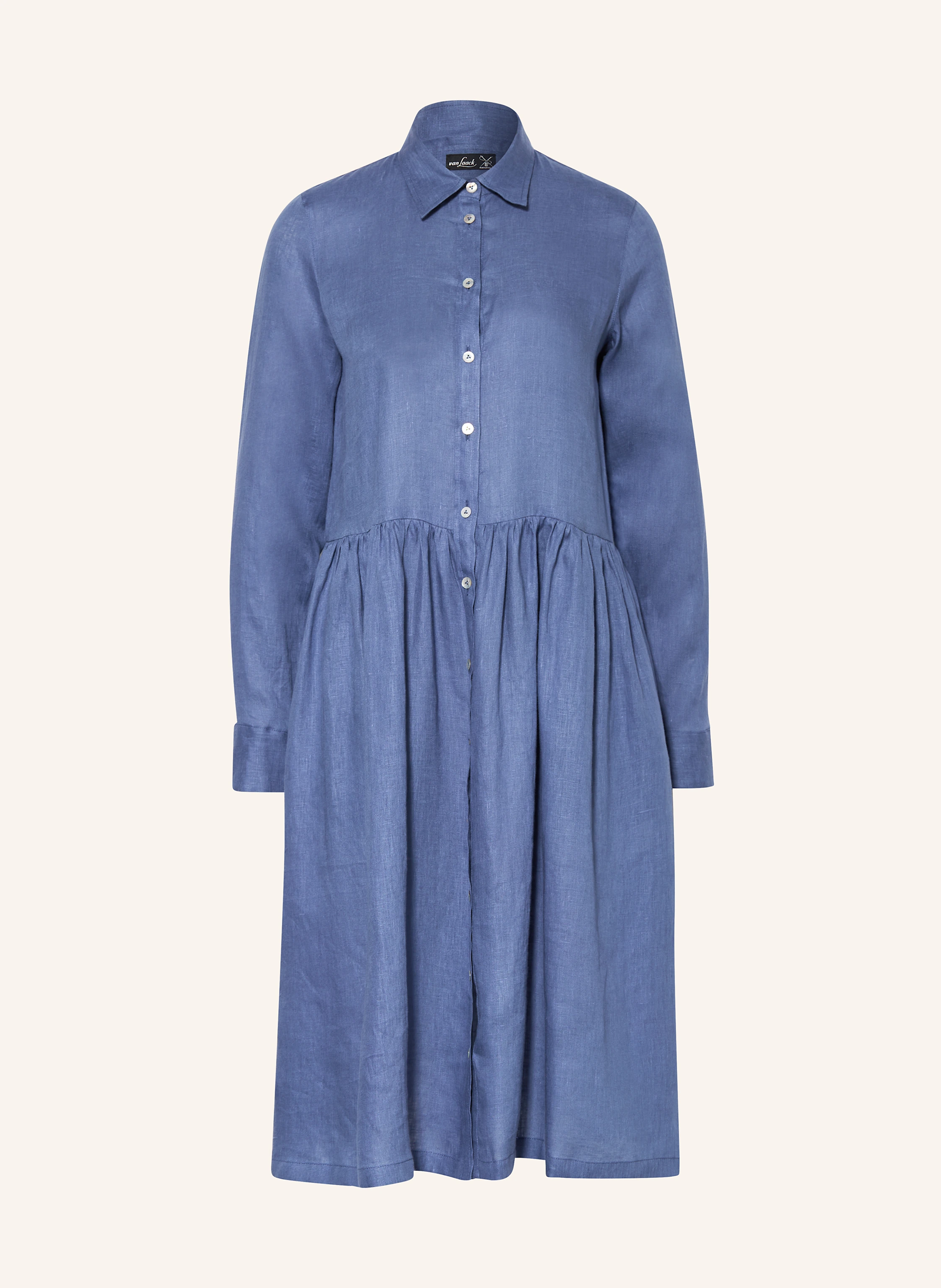 van Laack Hemdblusenkleid VL-KAIDI-SVKN aus Leinen