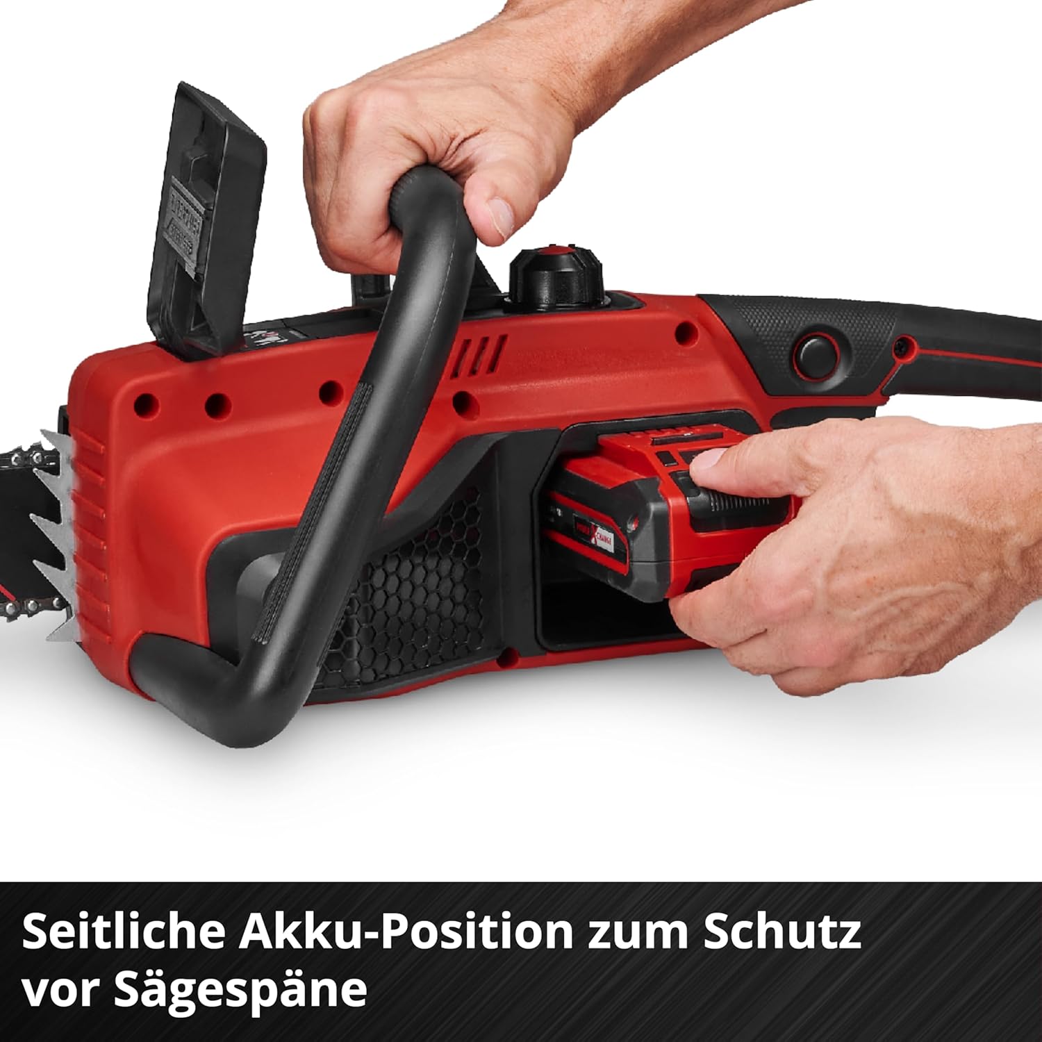 Einhell Akku-Kettensäge GE-LC 18/25 Li BL-Solo Power X-Change (18 V, 22,5 cm Schnittlänge, Brushless, 6,5 m/s Kettengeschwindigkeit, autom. Kettenschmierung, ohne Akku)