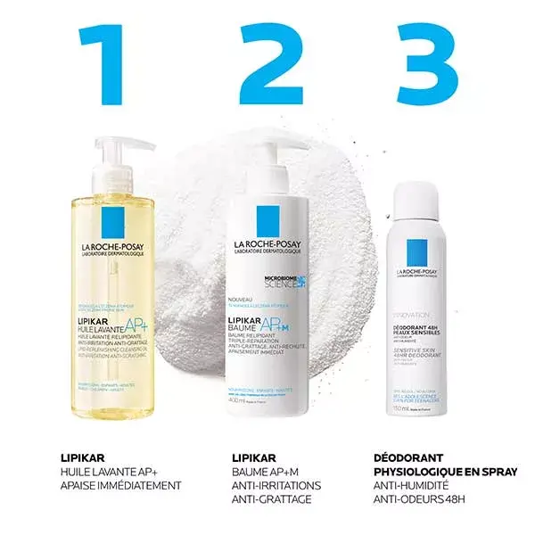 Desodorante Spray La Roche-Posay 48H para Pele Sensível, Pacote com 2 x 150ml