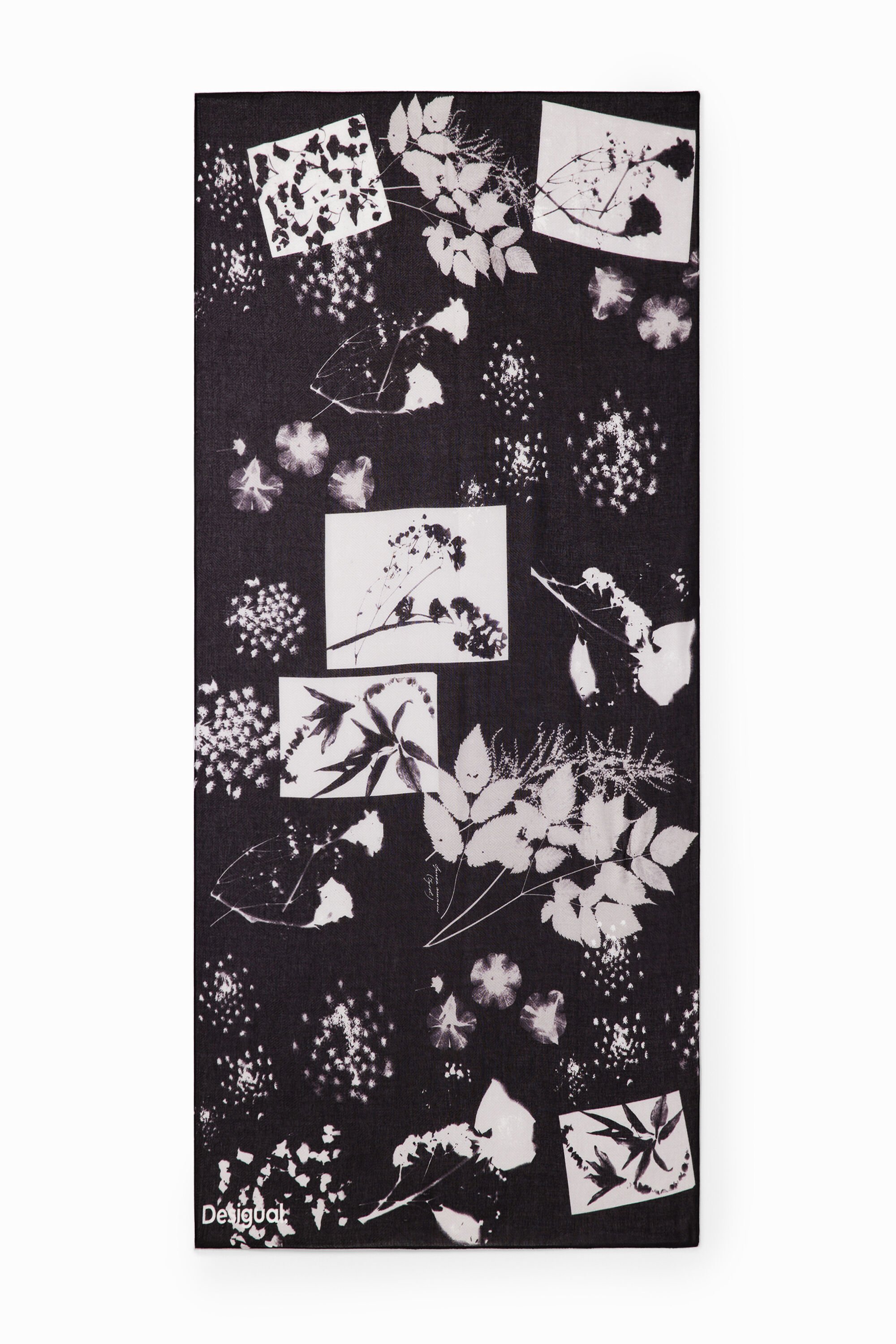 Foulard rectangulaire photographique