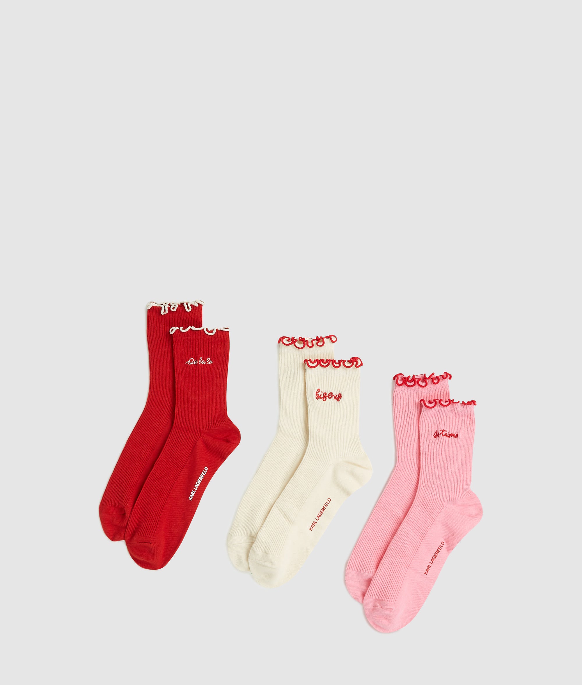Sokken met lieve woordjes - 3-pack