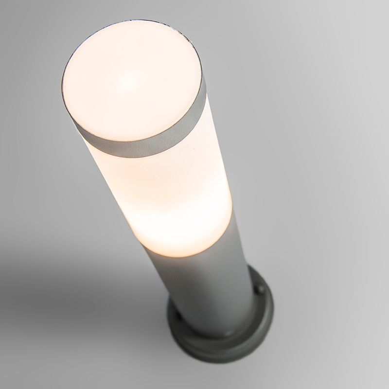 Buitenlamp paal antraciet 45 cm IP44 - Rox met grondpin en kabelmof