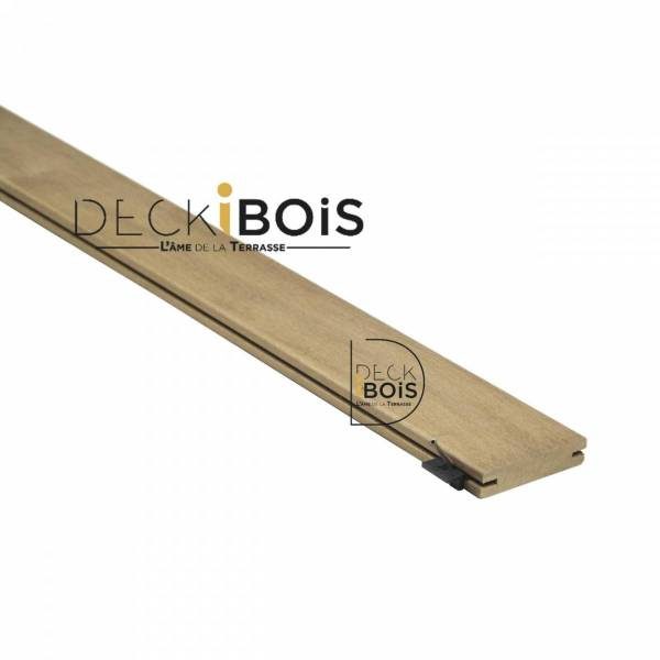 Lame de terrasse itauba 21*100*2450mm ou 2m45 gamme cap ferret très durable classe 5