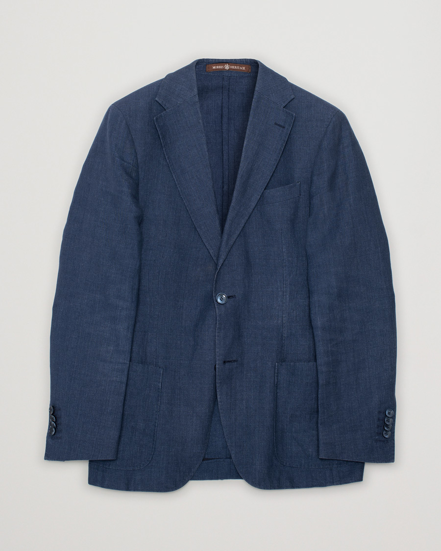 Morris Heritage Edward Oxford Blazer Navy