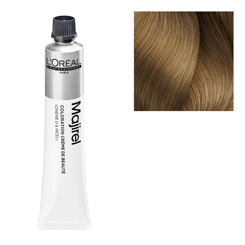 Coloration permanente Majirel 8.31 blond clair doré cendré