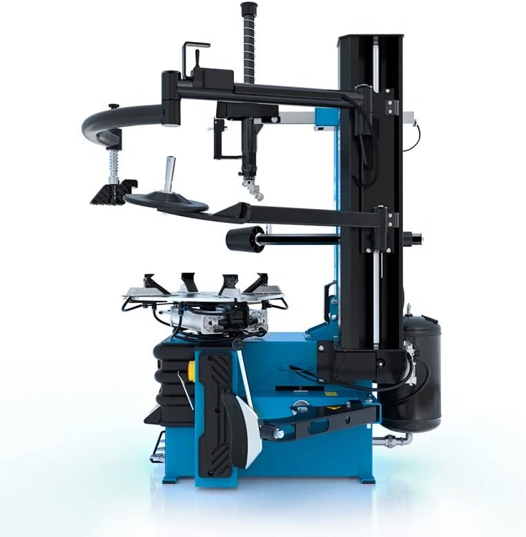 Montiermaschine Reifen PKW Vollaut. 400V (2 Stufen) 10 - 24 mit pneumatisch kippbarer Säule + AIR-SHOCK Hilfsarm HA90R