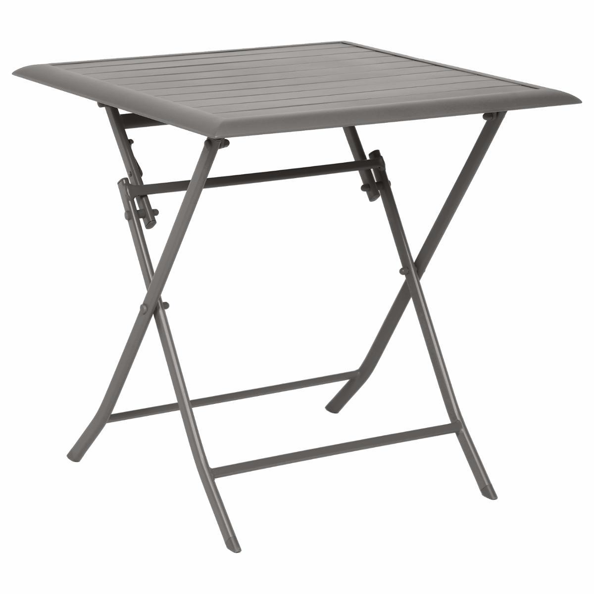 TABLE AZUA PLIANTE ALUMINIUM TONKA 2 PLACES