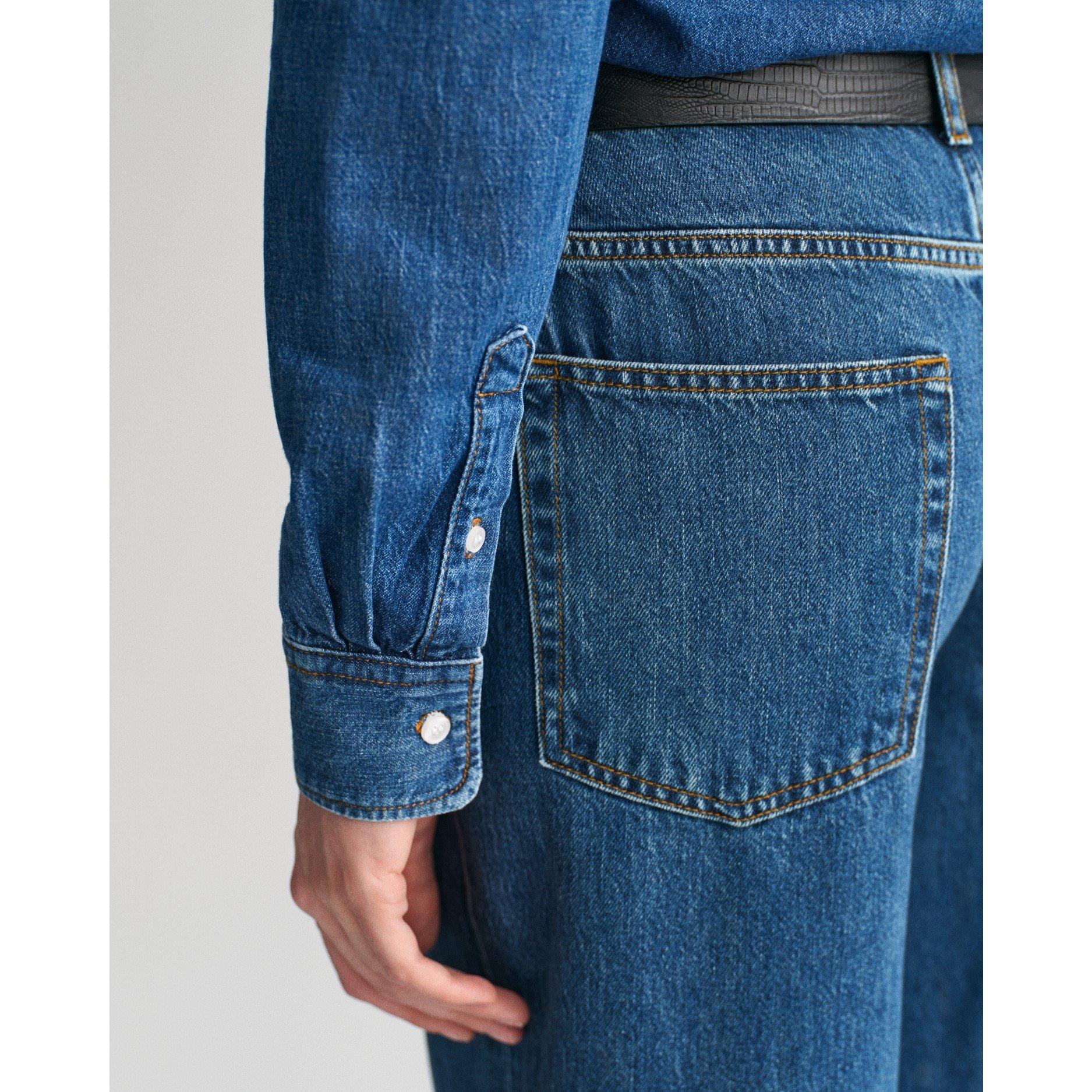 Gant REG DENIM SHIRT INDIGO 36