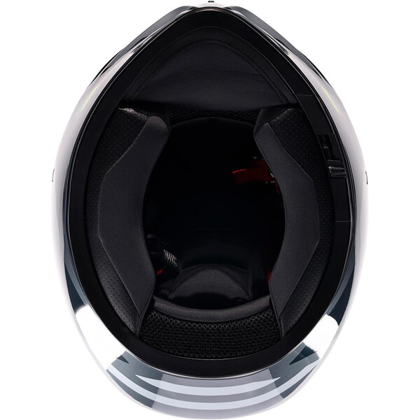 AGV - Casque K3 Shade Noir / Argent / Jaune fluo