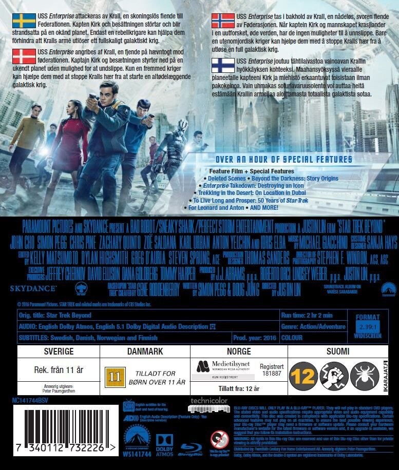 Star Trek Beyond - Blu-Ray