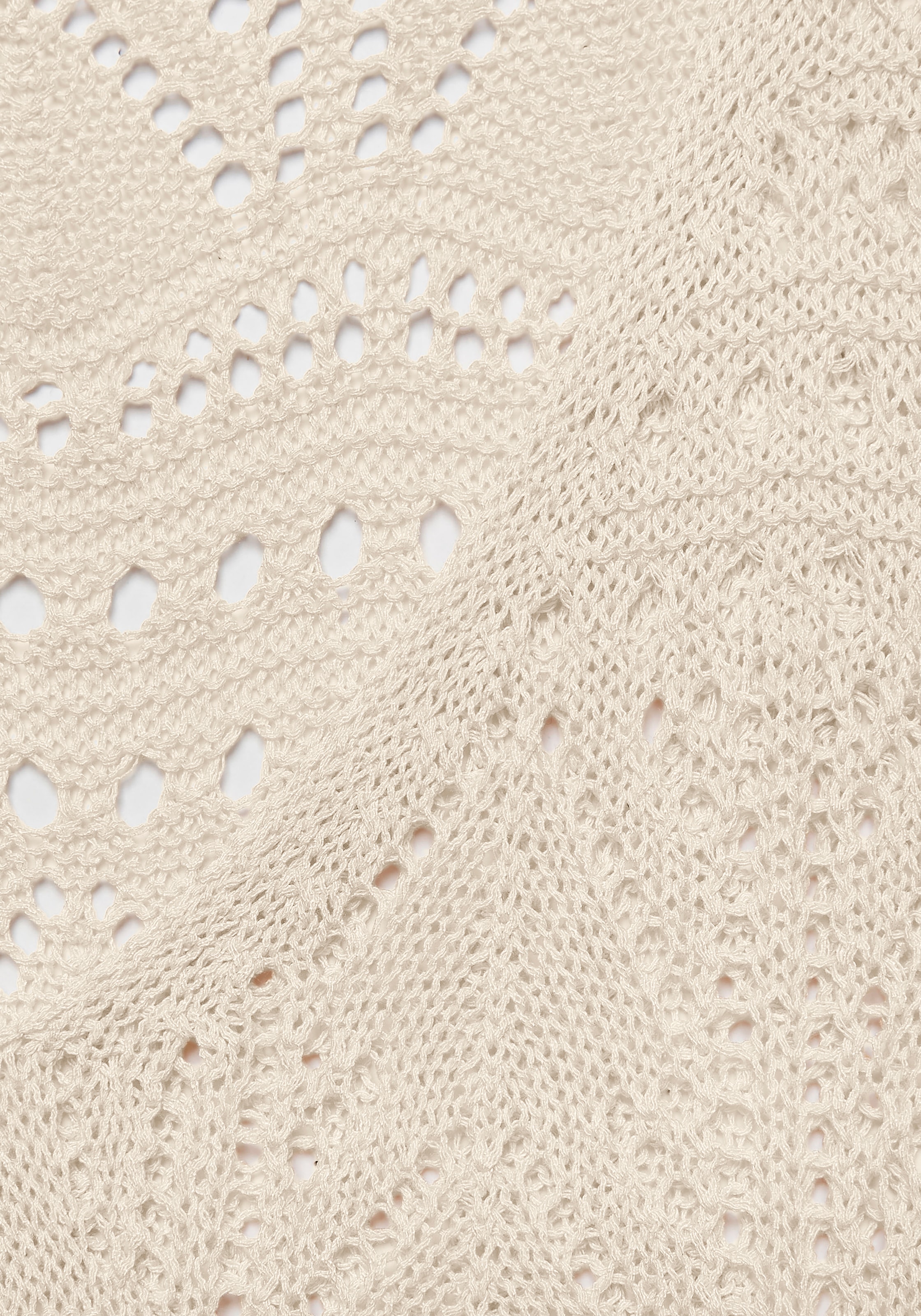 s.Oliver Strandpullover , mit semi-transparentem Ajourmuster, sommerlicher Strickpullover