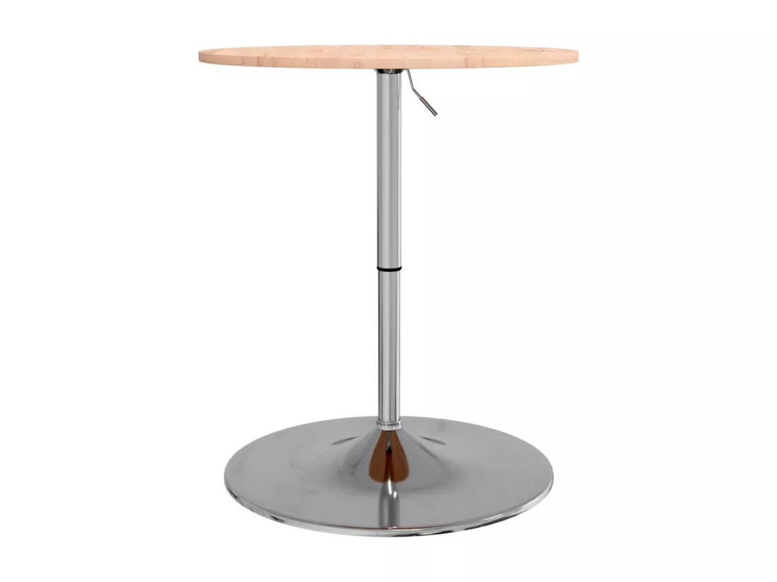 Table de bar Ø60x89,5 cm bois massif de hêtre