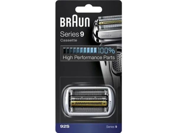 Braun Folia i Blok 92S Silver Series9 cassette (604292) - (S- Silver)