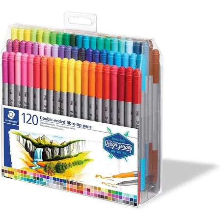 STAEDTLER® Doppelfasermaler, 120 Stück