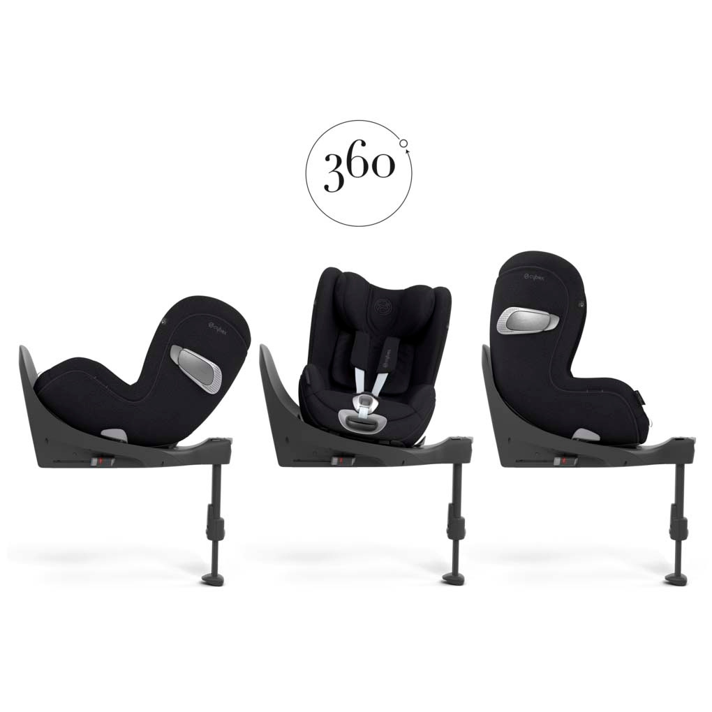 Cybex Sirona T i-Size plus zwart - draaibare autostoelen - Prénatal