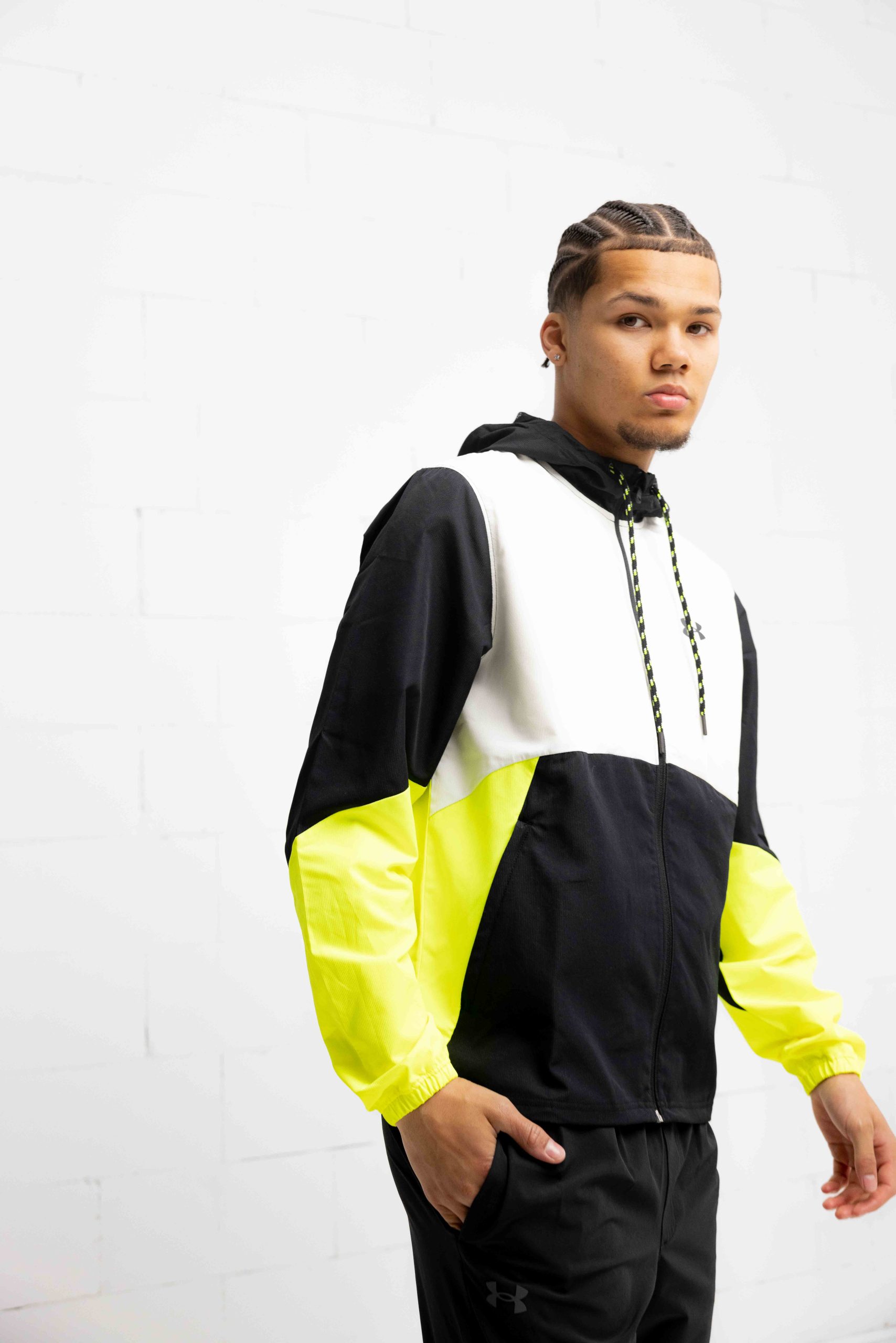 Under Armour Icon Legacy Windjack Heren Zwart/Wit
