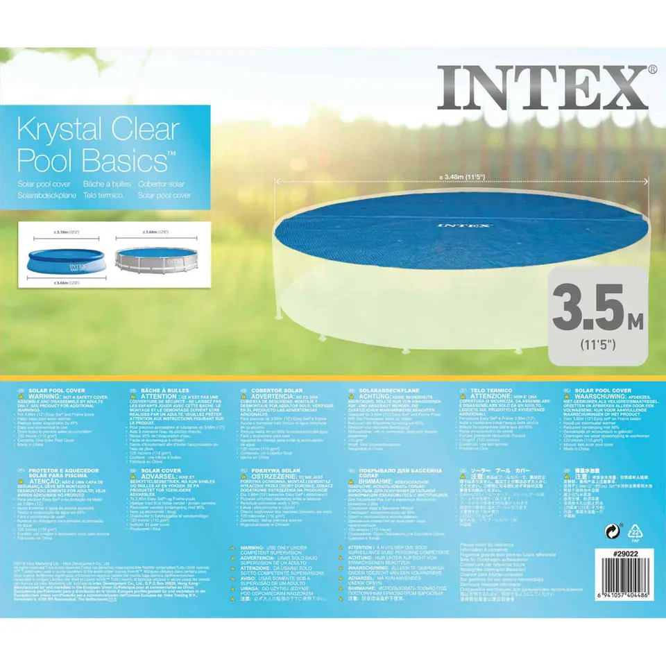 INTEX - Zwembadhoes - Blauw - Polyetheen - 366 cm