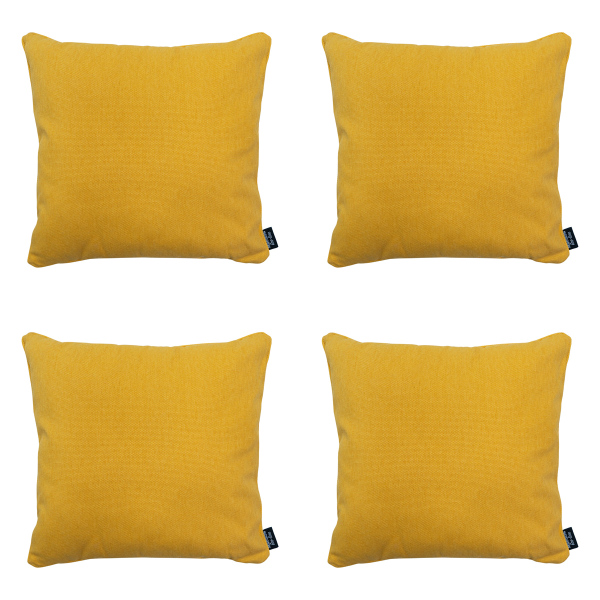 Madison Gold canvas eco+ Sierkussen - Set van 4