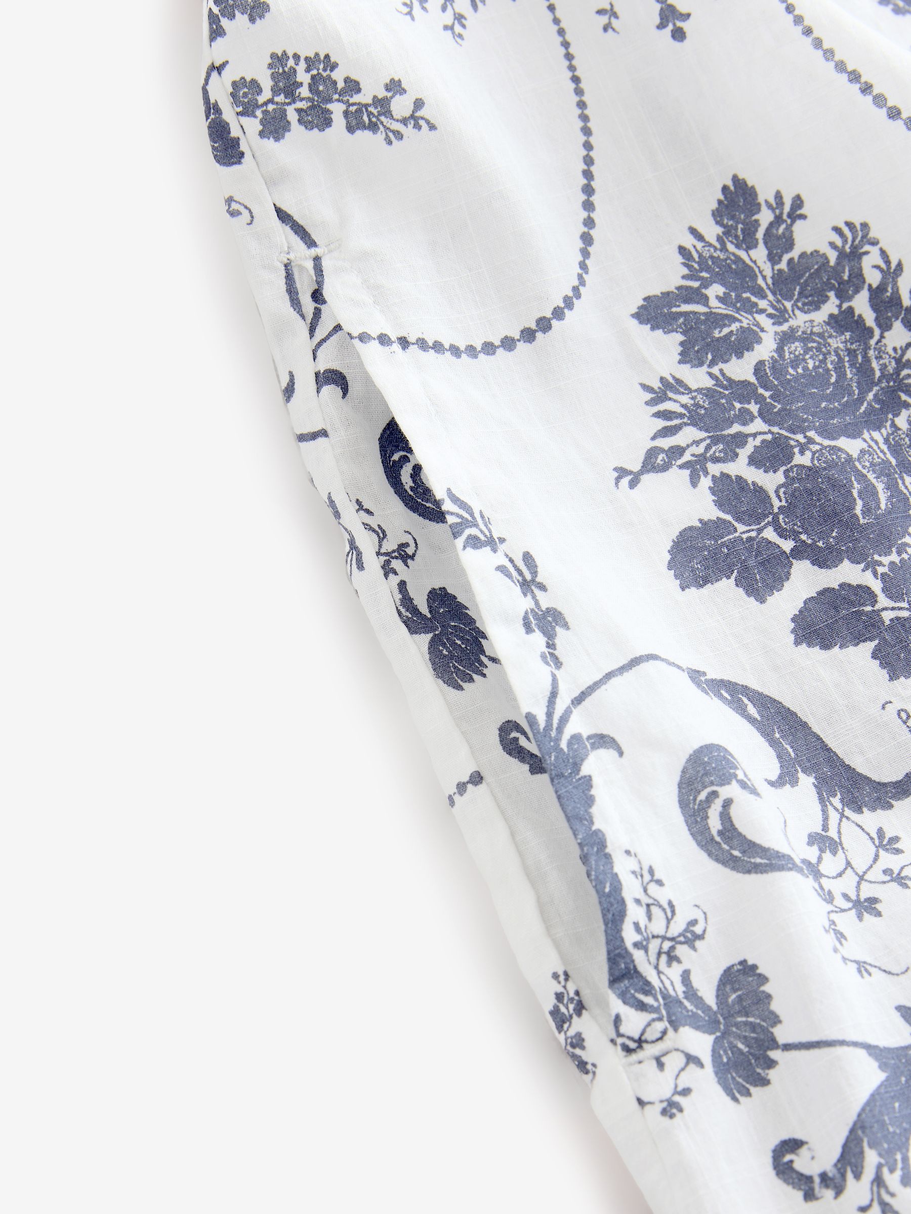 Laura Ashley 100% katoenen strandrompertje met geschulpte rand