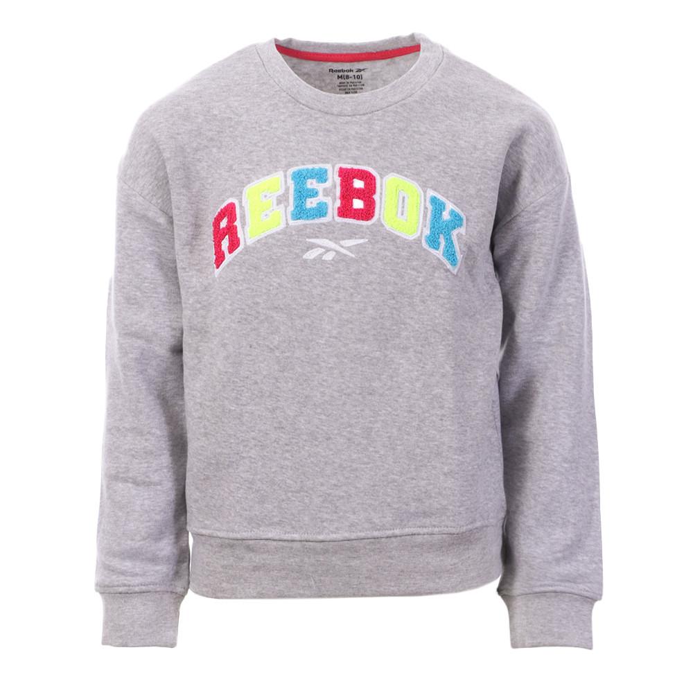 Reebok Sweat gris chiné Fille Reebok