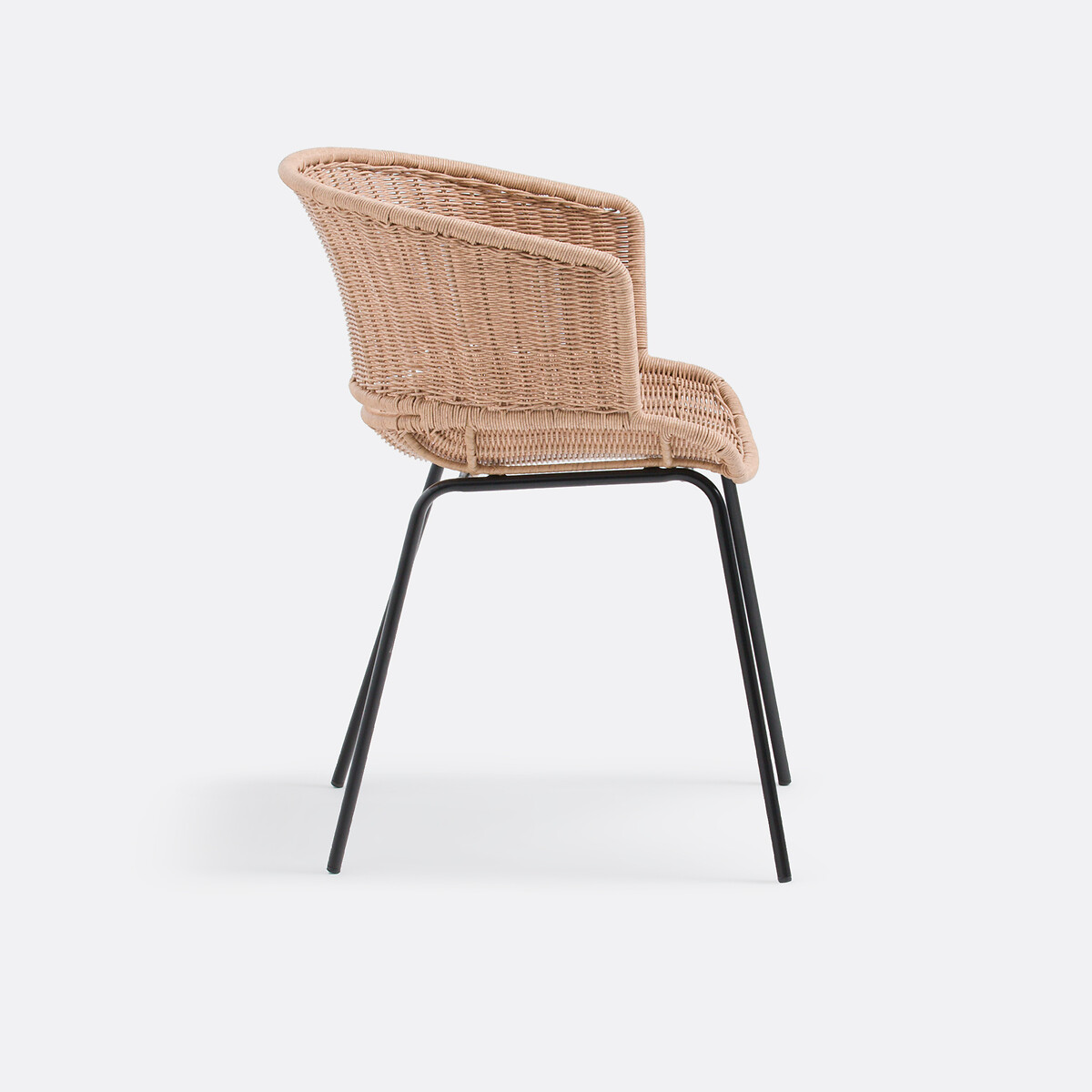 LA REDOUTE INTERIEURS<br>Conjunto de 2 cadeiras de jardim em metal e resina, Verana