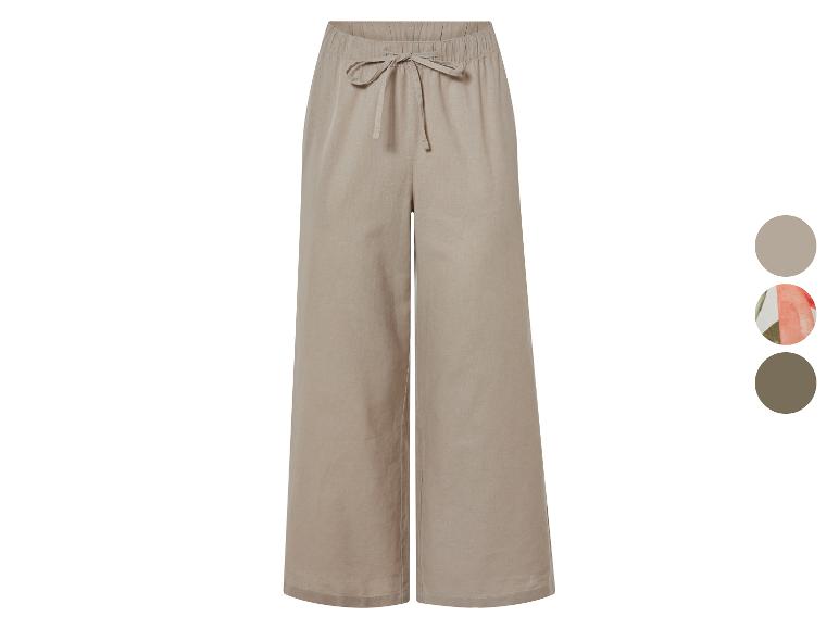 Linnen dames broek - Plus size