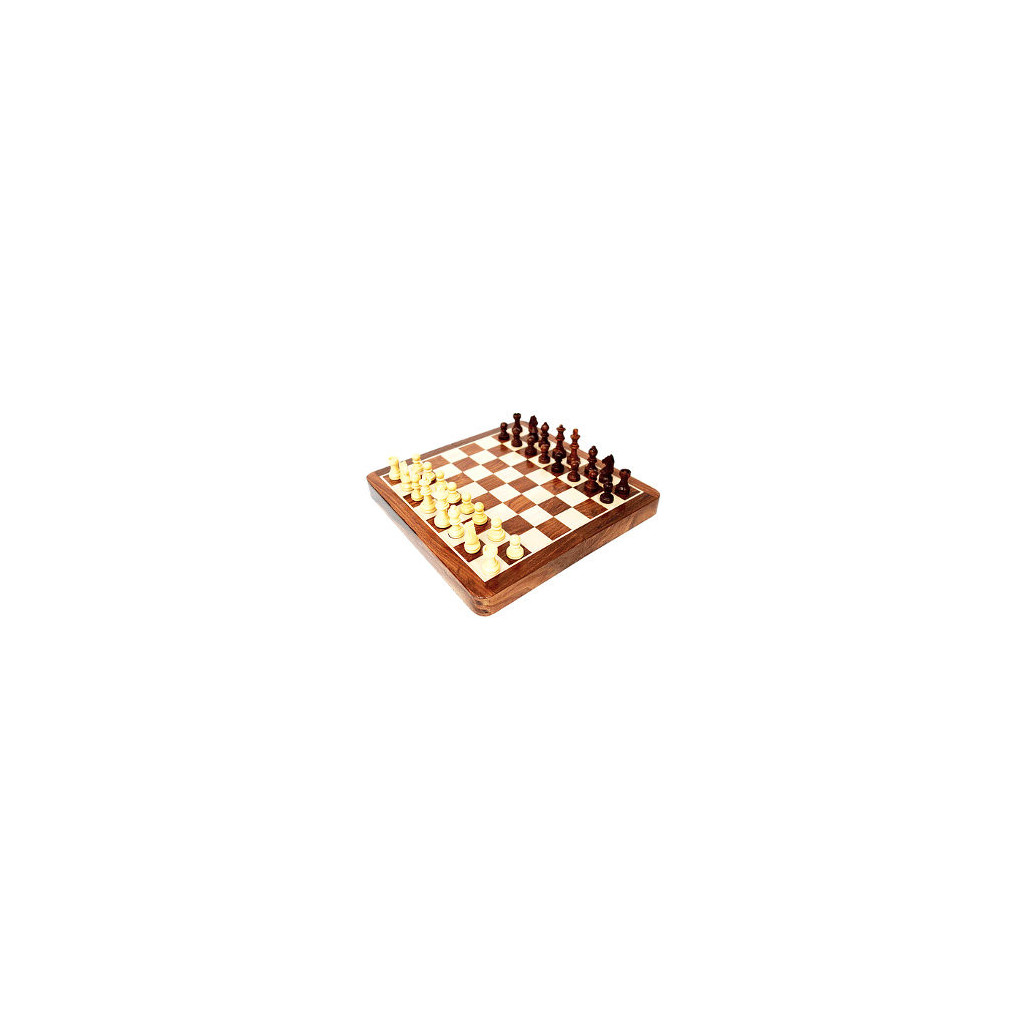 Echecs Pliable Magnétique 30cm en Palissandre