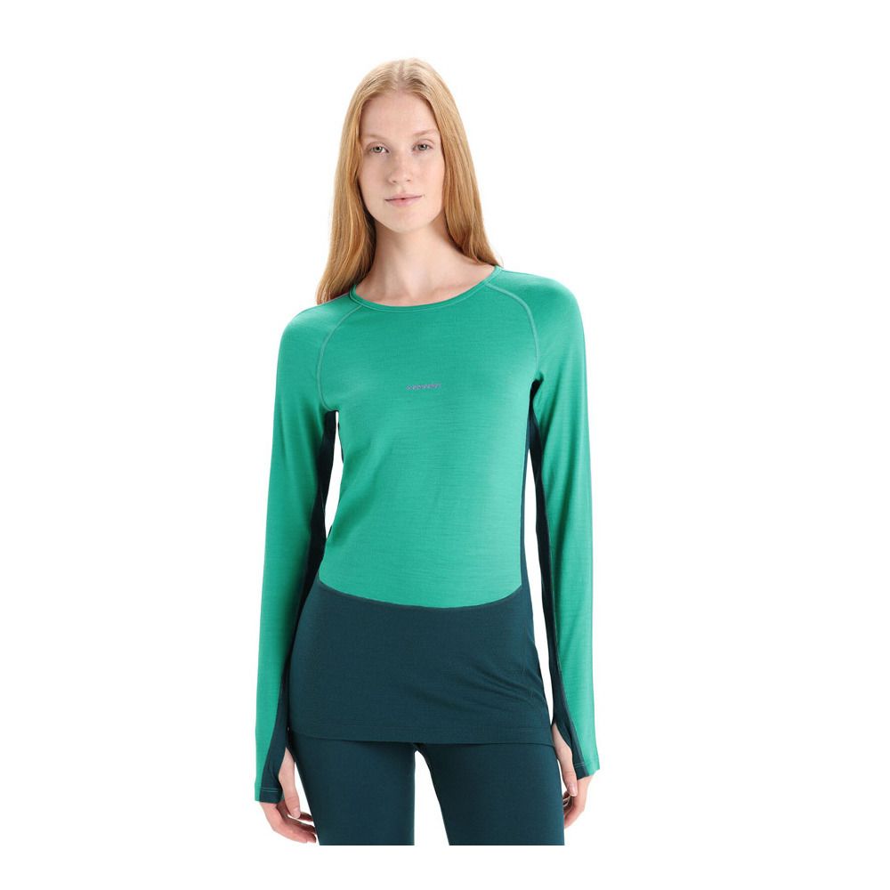 Icebreaker ZONEKNIT 200 - Sous-couche Femme frsh/grnglry/cb