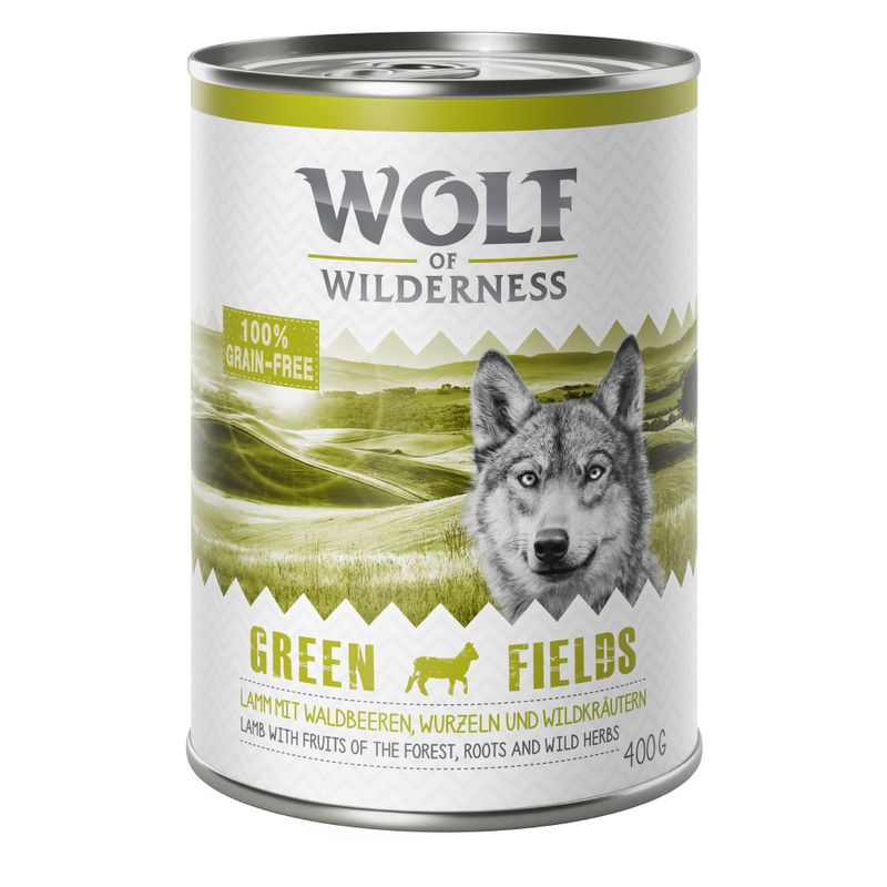 Lot Wolf of Wilderness - Single Protein 24 x 400 g