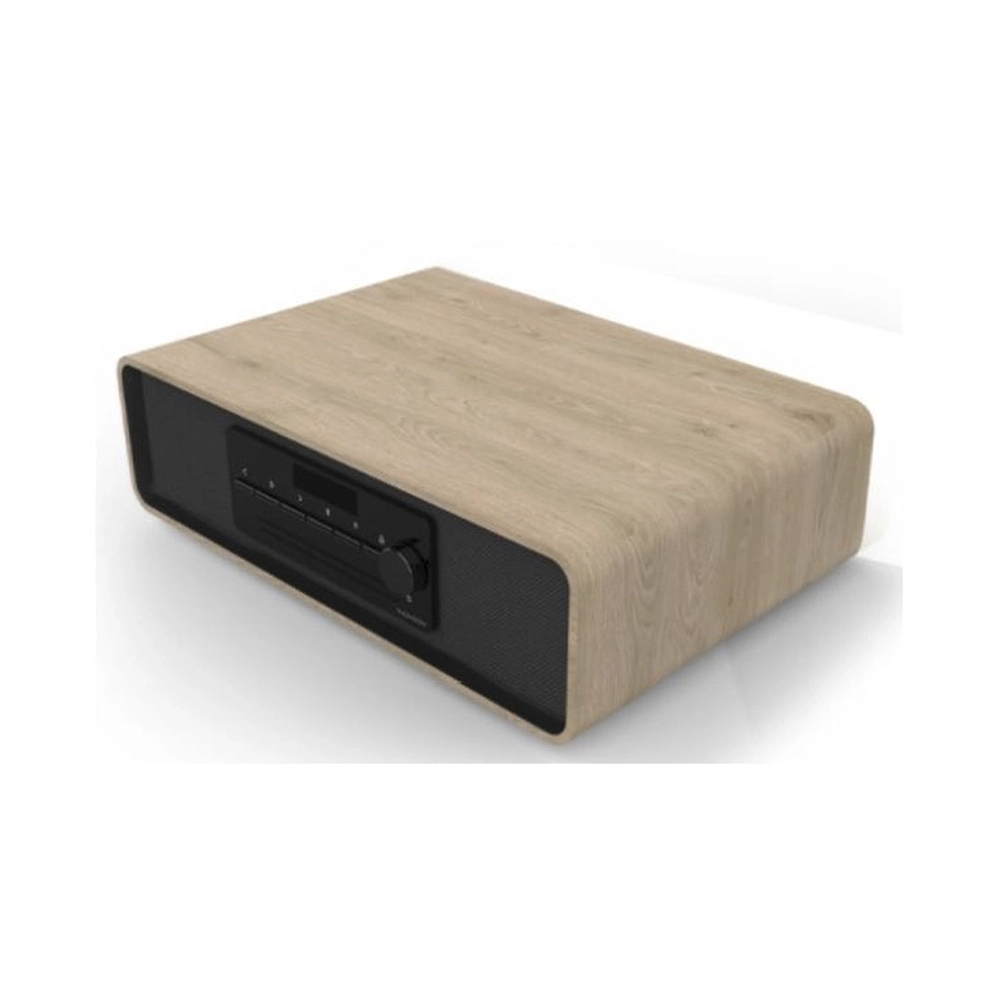 THOMSON MIC300IDABBT Stereoanlage Schwarz/Holz