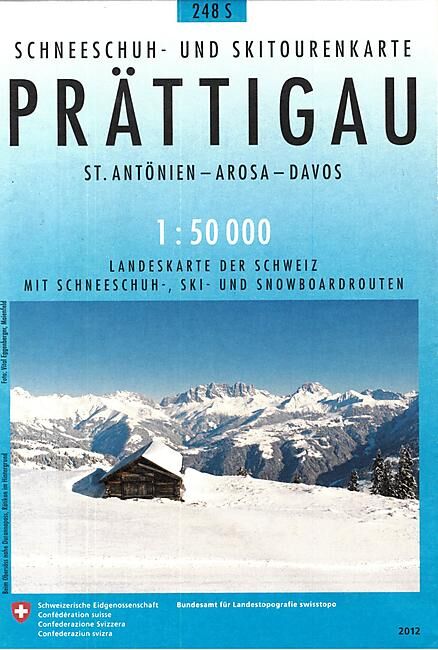 BUNDESAMT - 248S PRATTIGAU ECHELLE 1 50 000