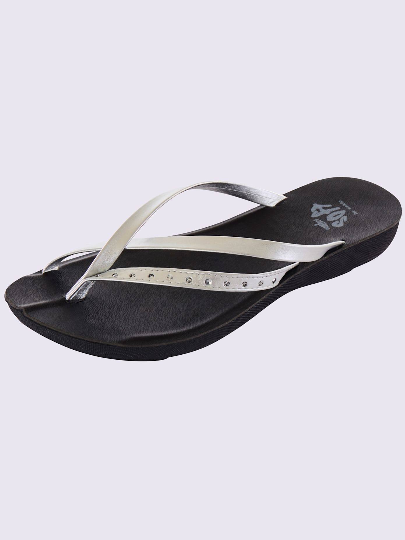 Mules de bain jolies petites pierres en verre