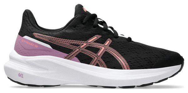 Chaussures Running Asics GT-1000 13 GS Noir/Corail Enfant