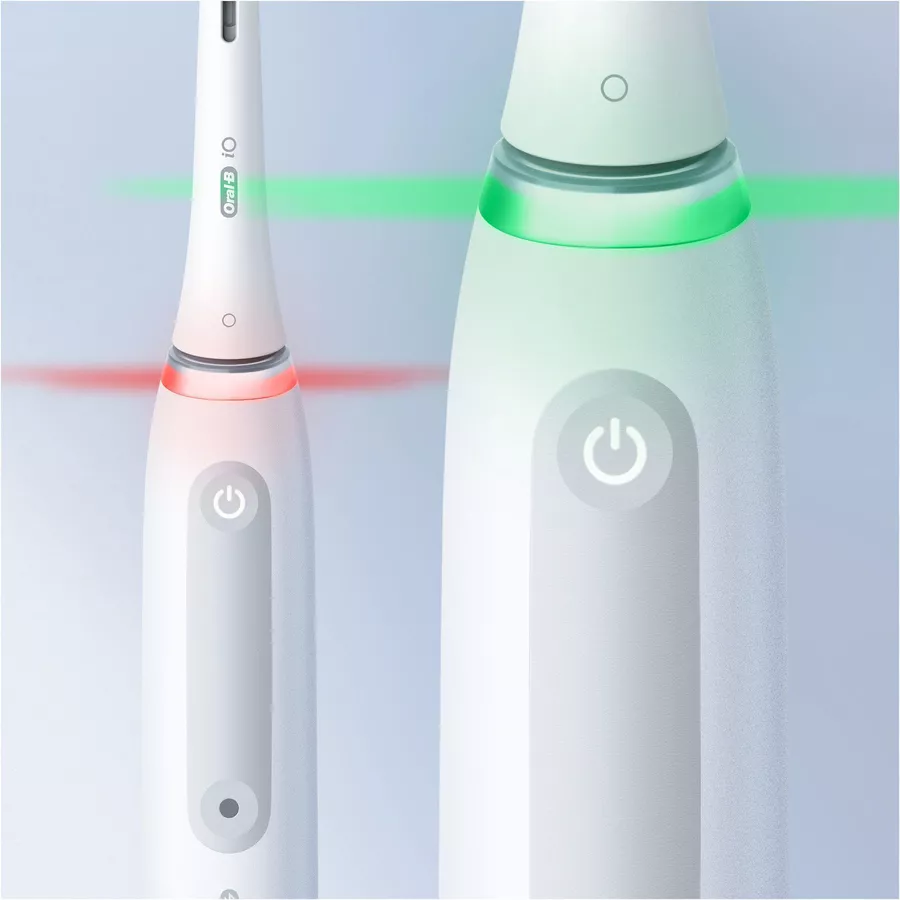 Oral-B Zahnbürste elektrisch, iO Series 4 mit Reiseetui Quite White