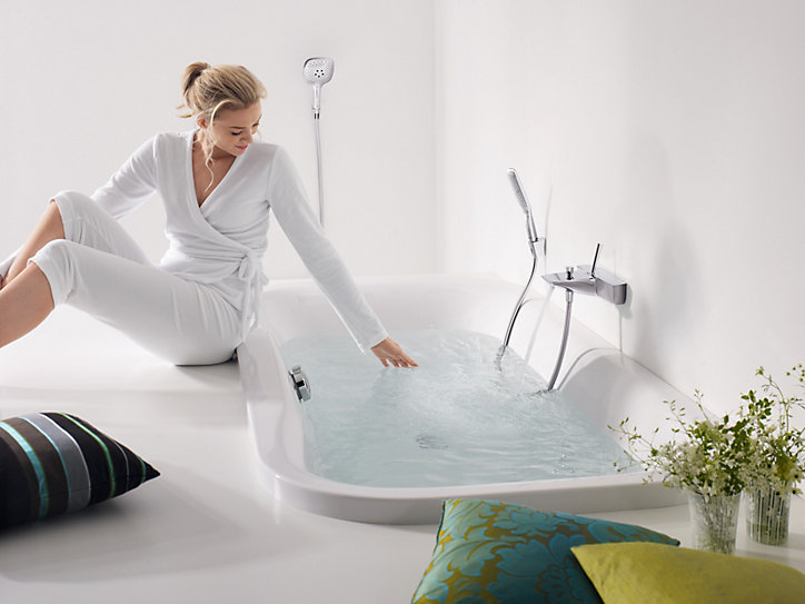Support douchette mural chromé Hansgrohe Porter'S