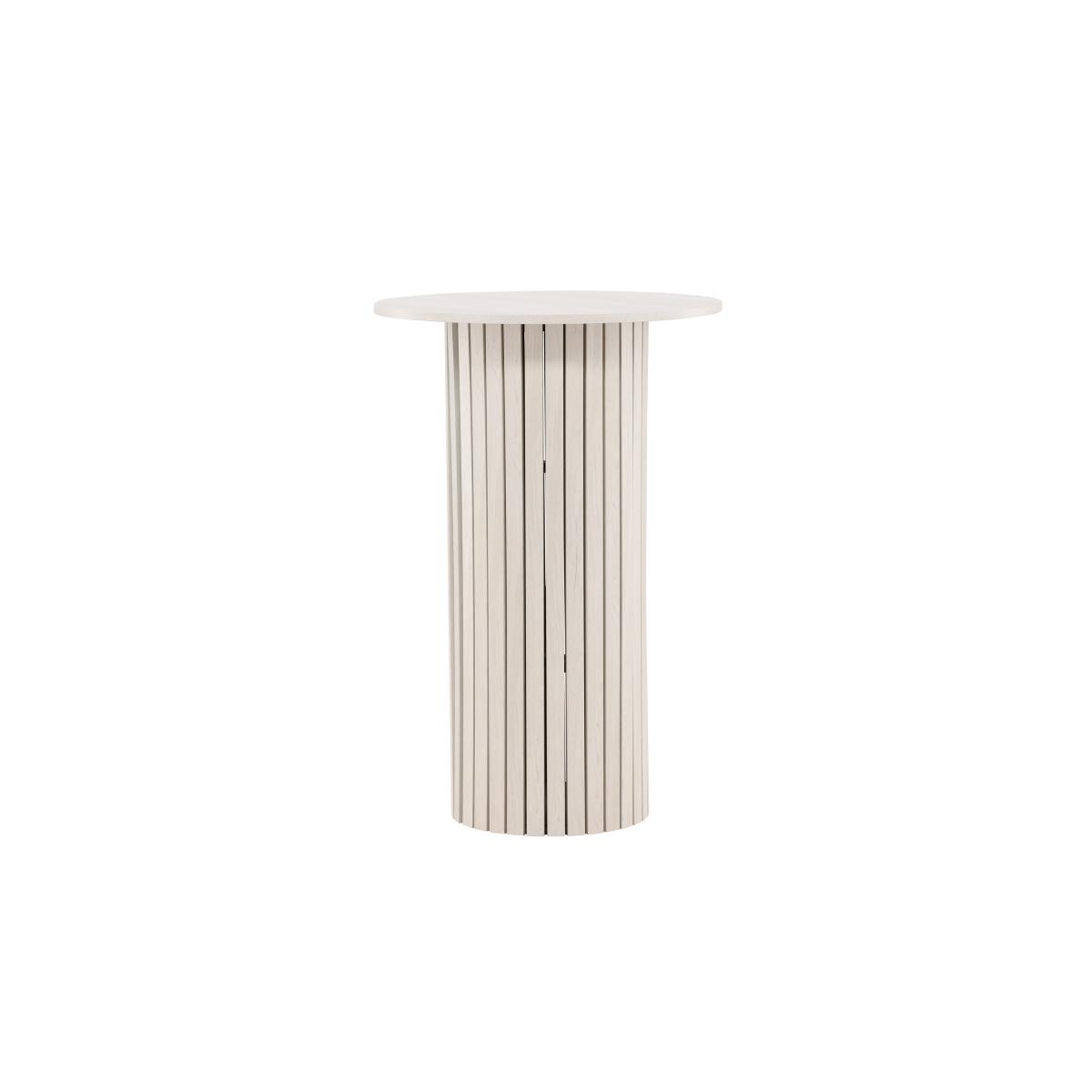 Svea - Niko ronde bartafel - Ã¸70 cm - whitewash