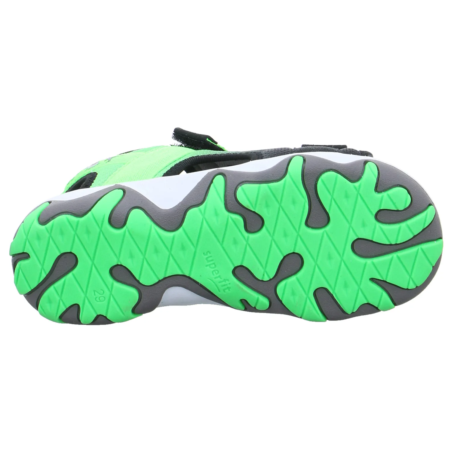 SUPERFIT Kleinkinder-Sandale Schwarz Textil  Sommerschuh