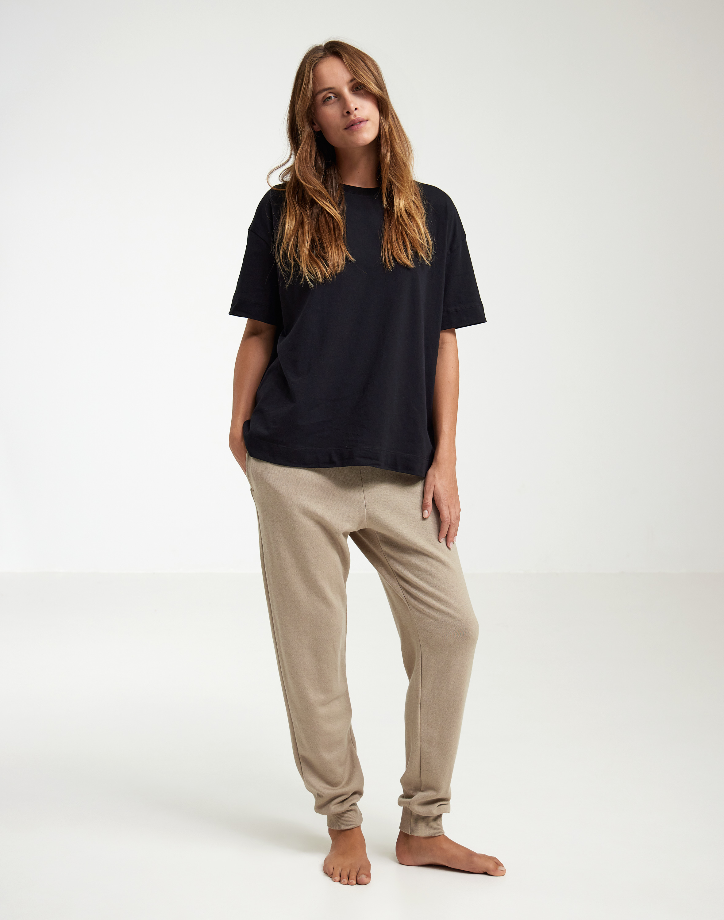 Joggingbroek van merinowol voor dames - Gratis Verzendi