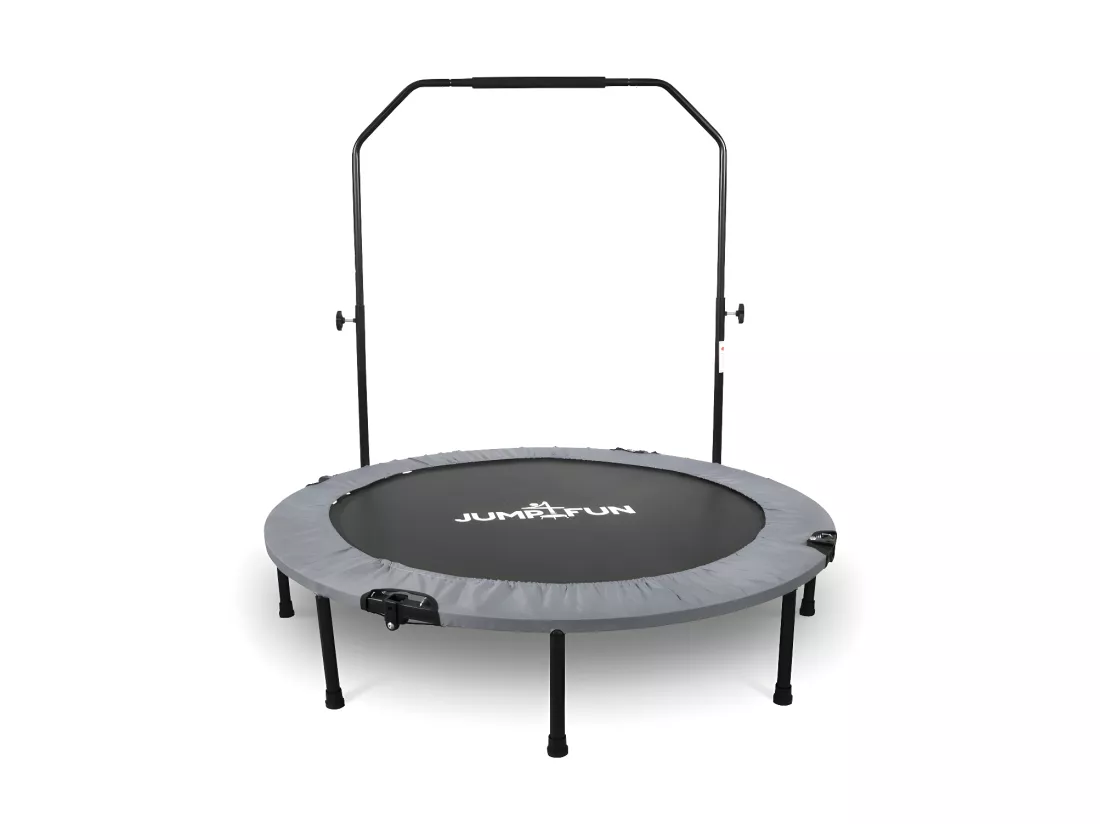 Mini Trampoline Fitness Jump4fun Pliable Double-Bar - Ø122cm