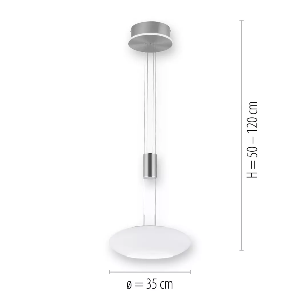 LED-Pendelleuchte Q-Etienne