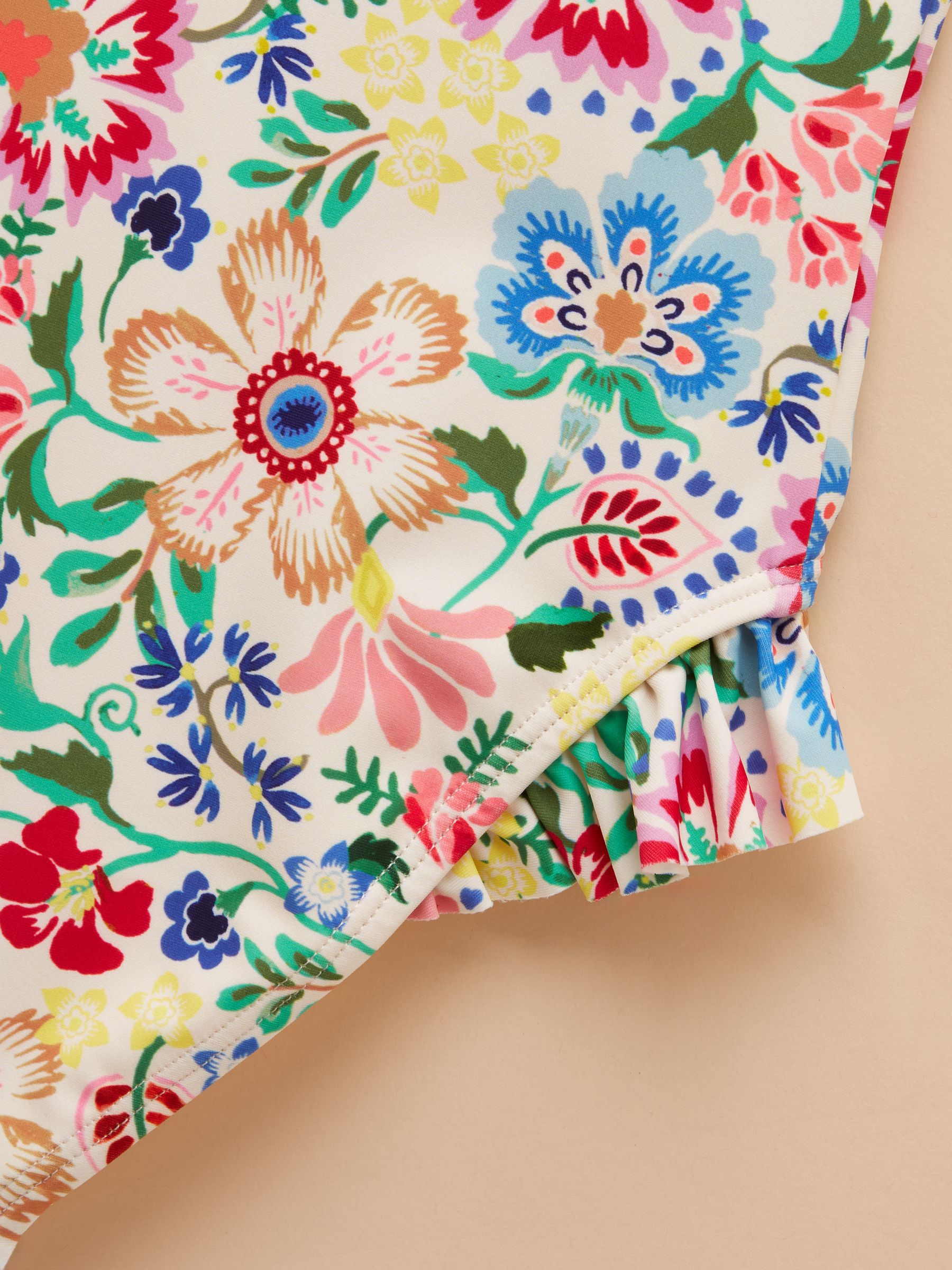 Roze/crème - Joules Splash set van twee zwempakken