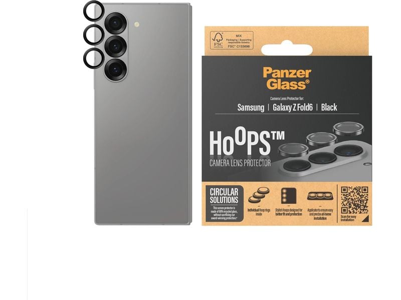 Panzerglass Lens Protector Rings HOOPS Galaxy Z Fold6 Objektivschutz-Ringe für das Samsung Galaxy Z Fold6
