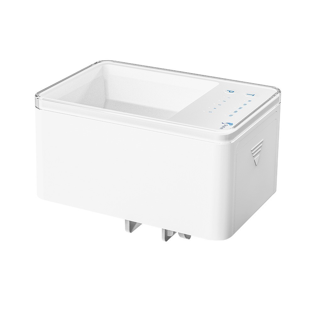 (70ml) Automatischer Fischfutter Spender Futterautomat Fish-Feeder für Aquarium (Batteriebetrieben) - Weiss