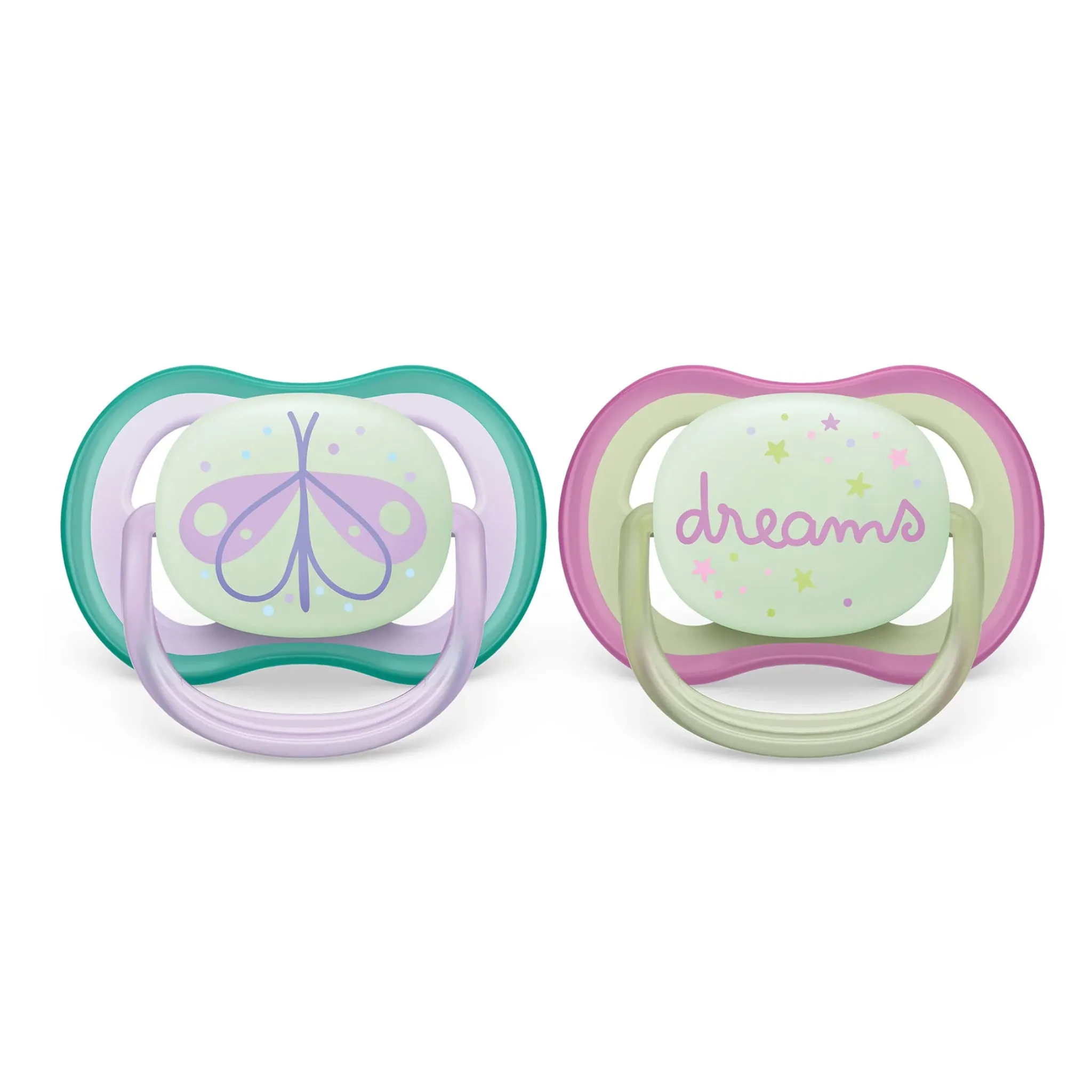 Philips Avent Suce Ultra Air Nighttime 0-6 mois Libellule Lilas  Rêves (2)