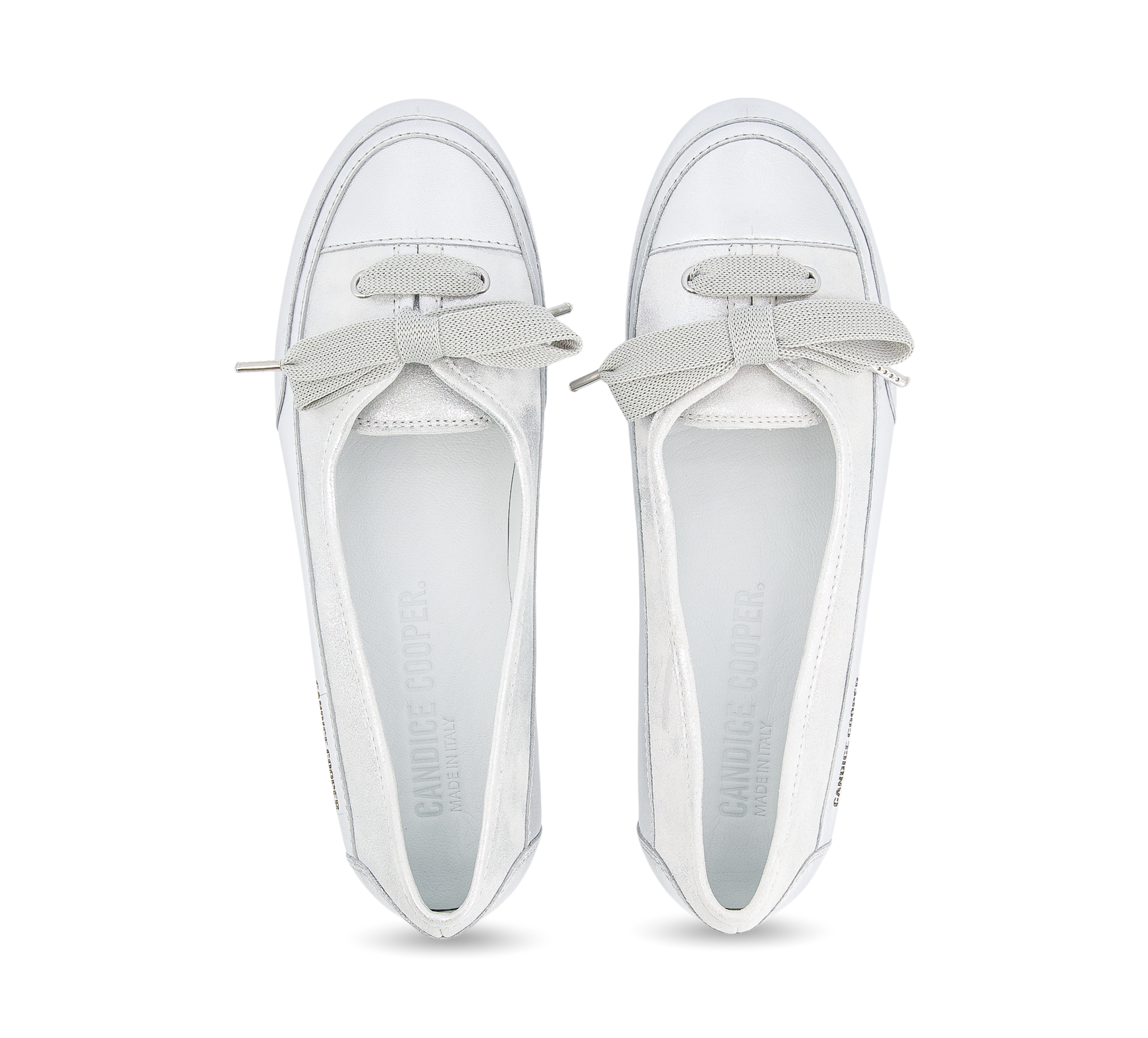 Candice Cooper Candy Bow - Ballerinas silber