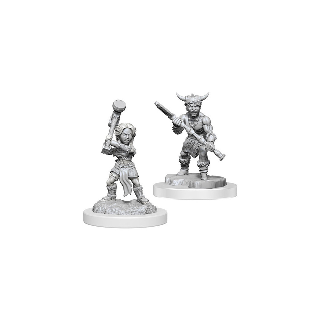 D&D Nolzur's Marvelous Unpainted Miniatures: Halfling Barbarians
