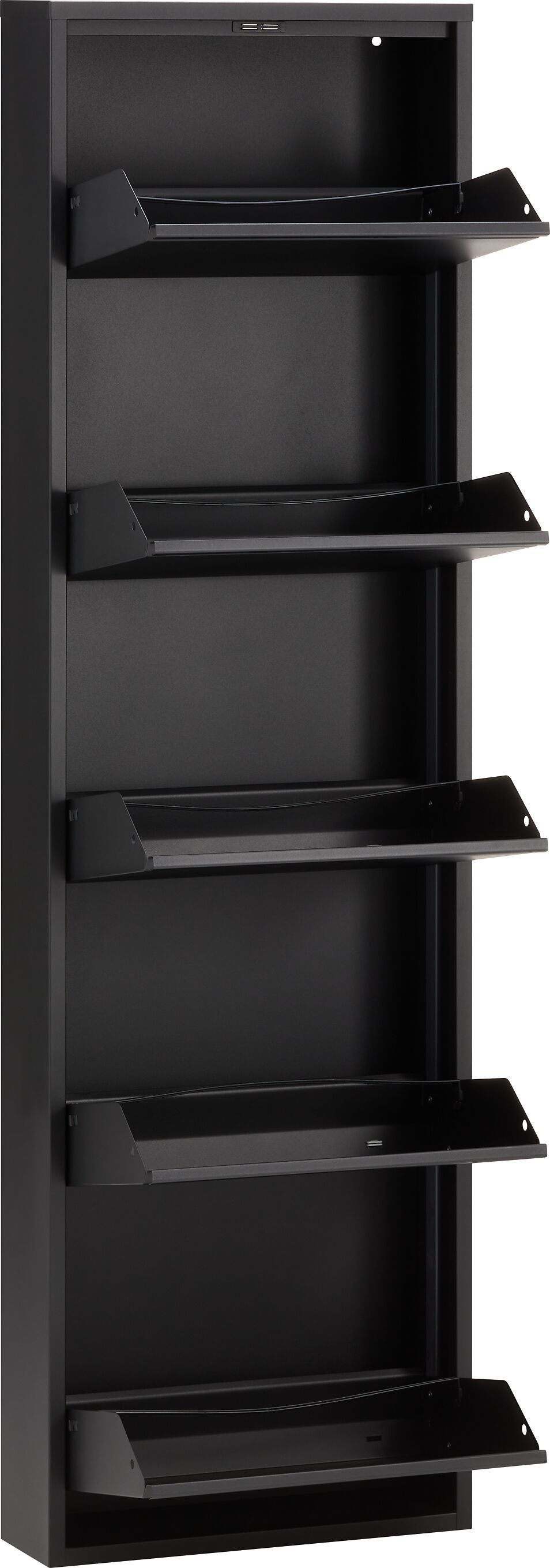 TOBEY Schuhkippe - Schwarz / B: 50.0 cm x T: 15.0 cm x H: 170.0 cm