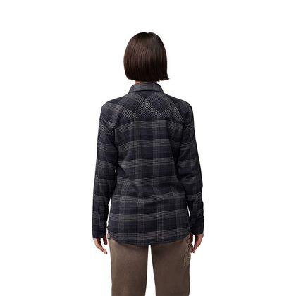Chemise Fox SURVIVALIST STRETCH FLANNEL FEMME - Noir