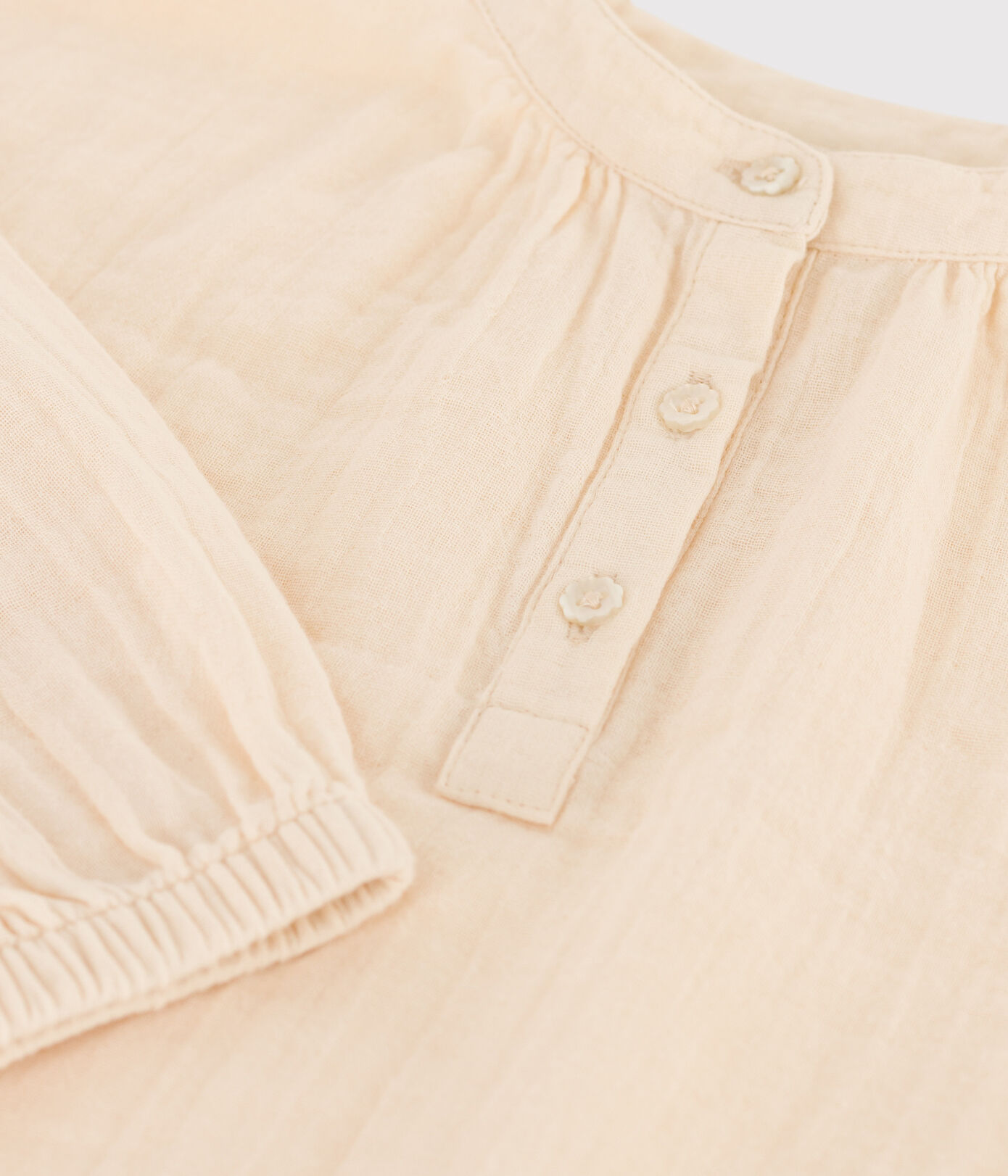 Blouse en gaze de coton enfant fille