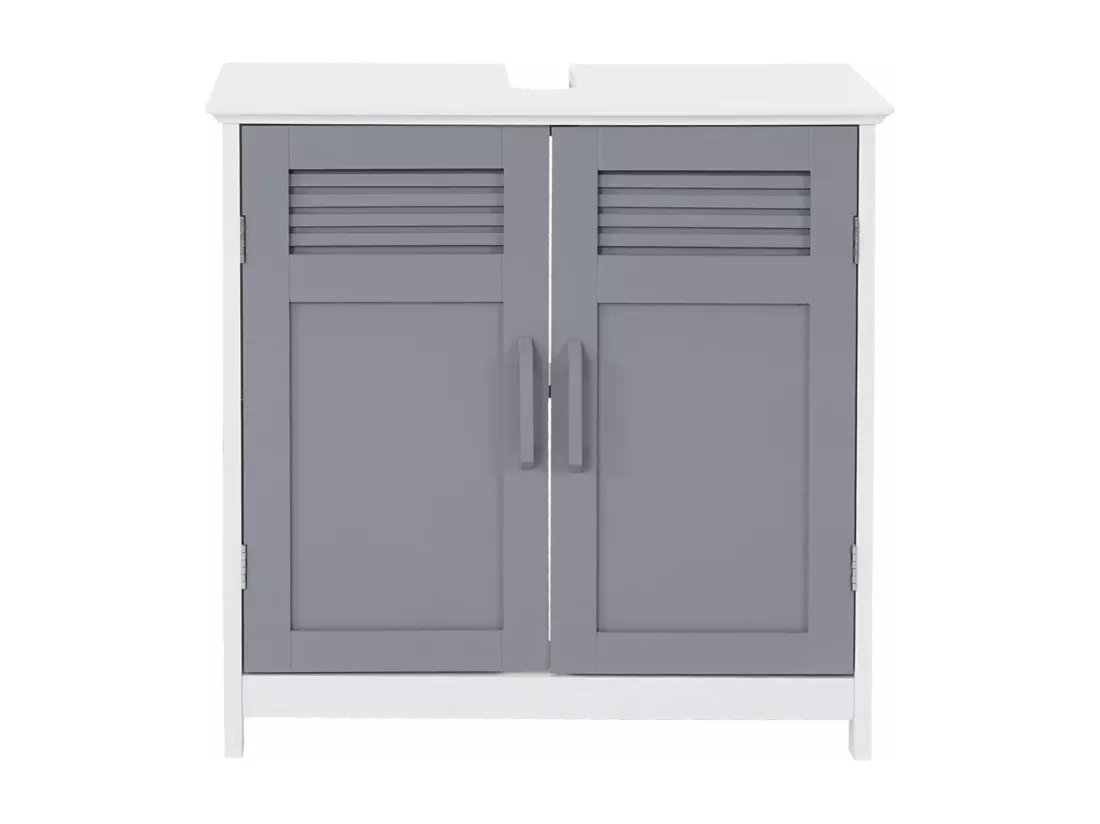 Meuble sous-lavabo MCW-A85, gris